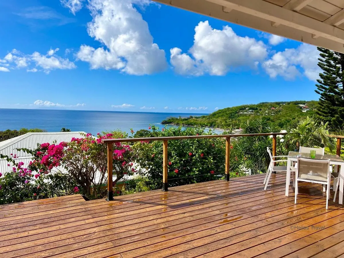 Villa Tramontane. Vue Mer. 2 Chambres. Ferry Deshaies.  Deshaies